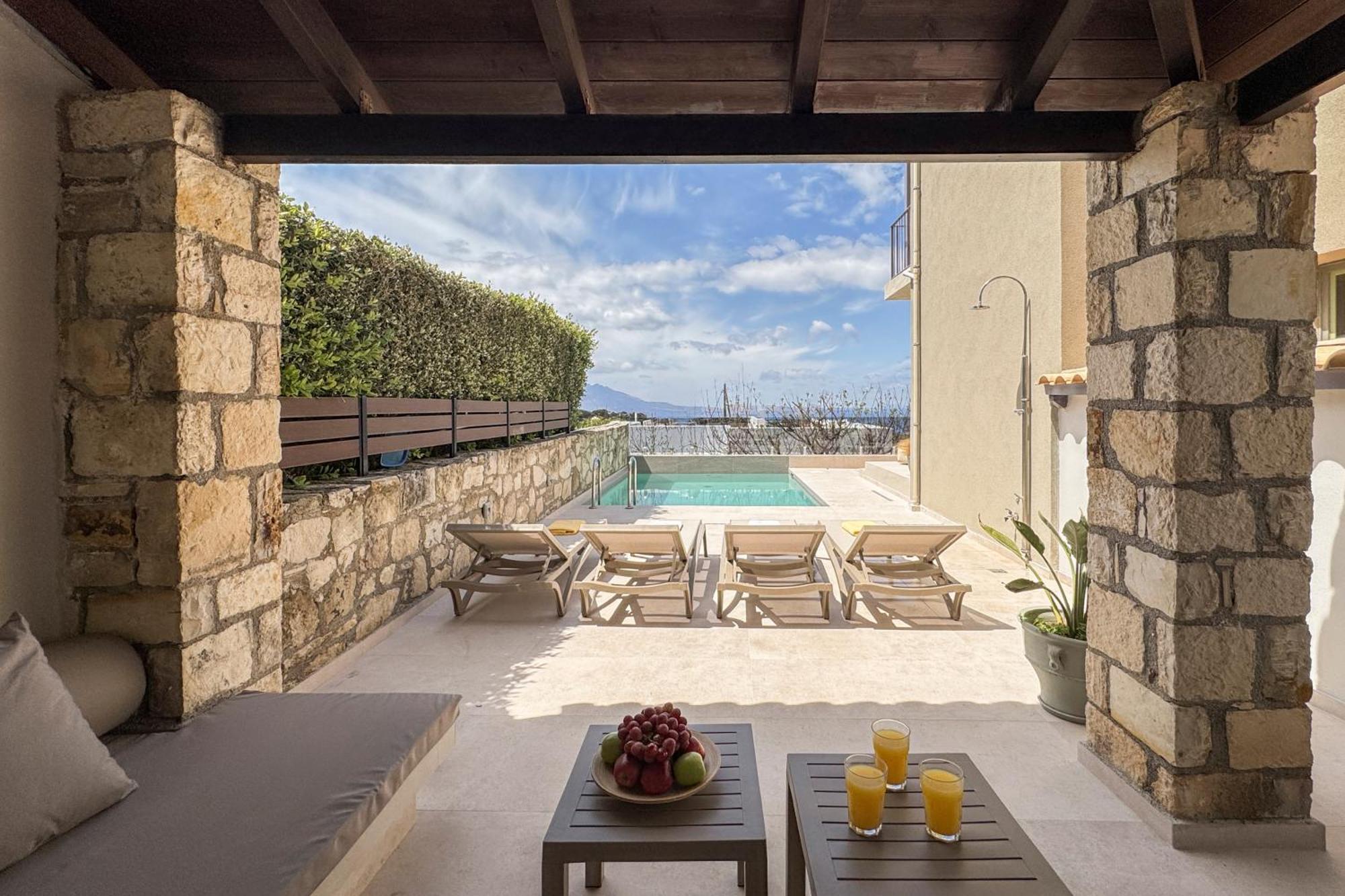 YaChara Villa Kíssamos Exterior foto